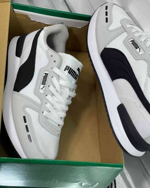 Chaussures Puma Sport Blanc Noir