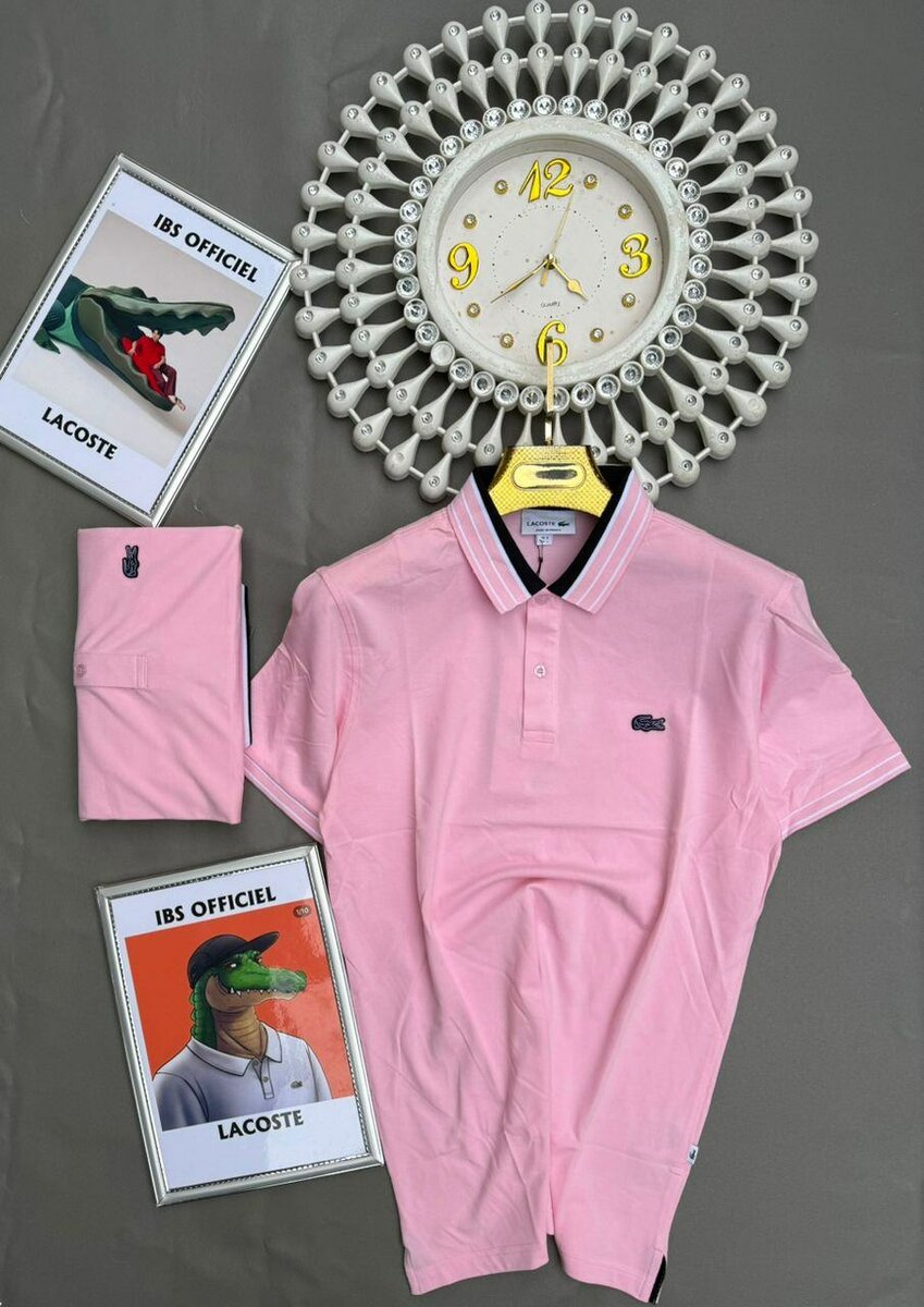 Polo Lacoste Rose Classique