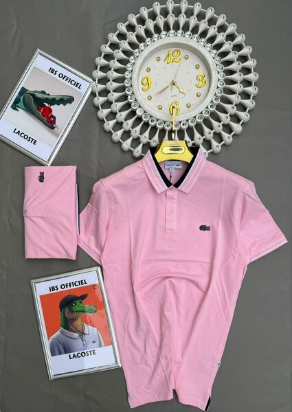 Polo Lacoste Rose Classique