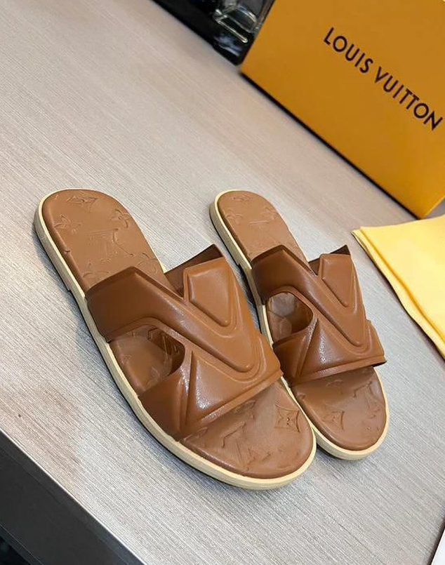brown sandals