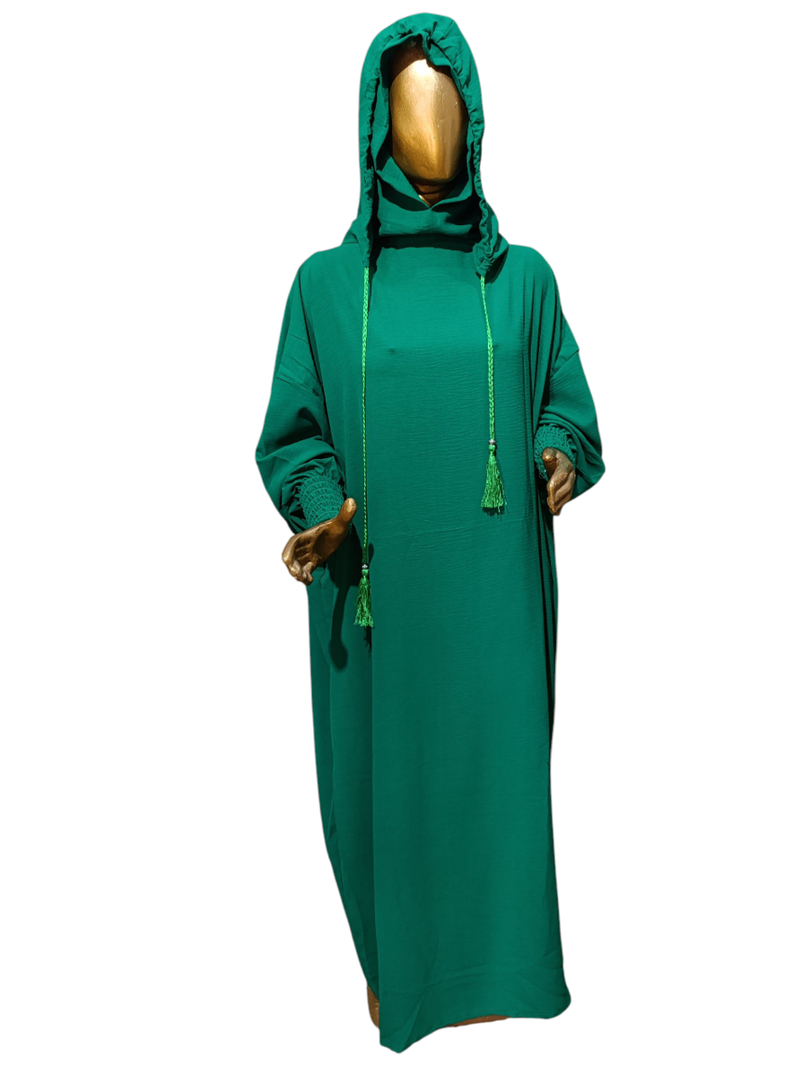 Abaya à capuche élégante