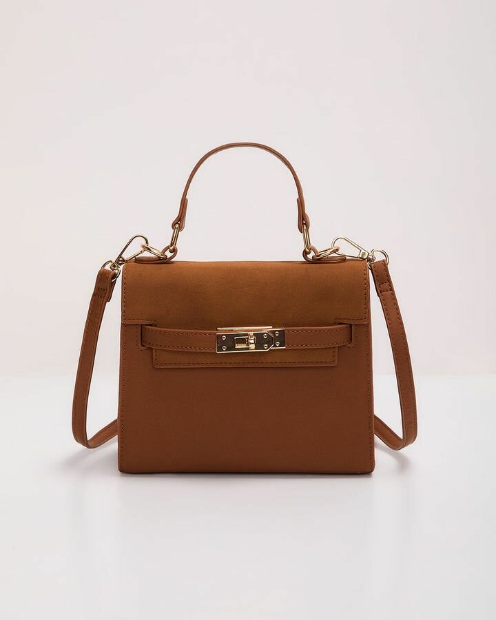 TRACEY STRUCTURED TOP HANDLE BAG