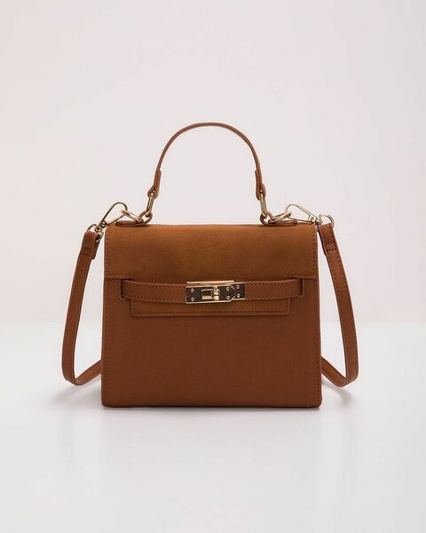 TRACEY STRUCTURED TOP HANDLE BAG