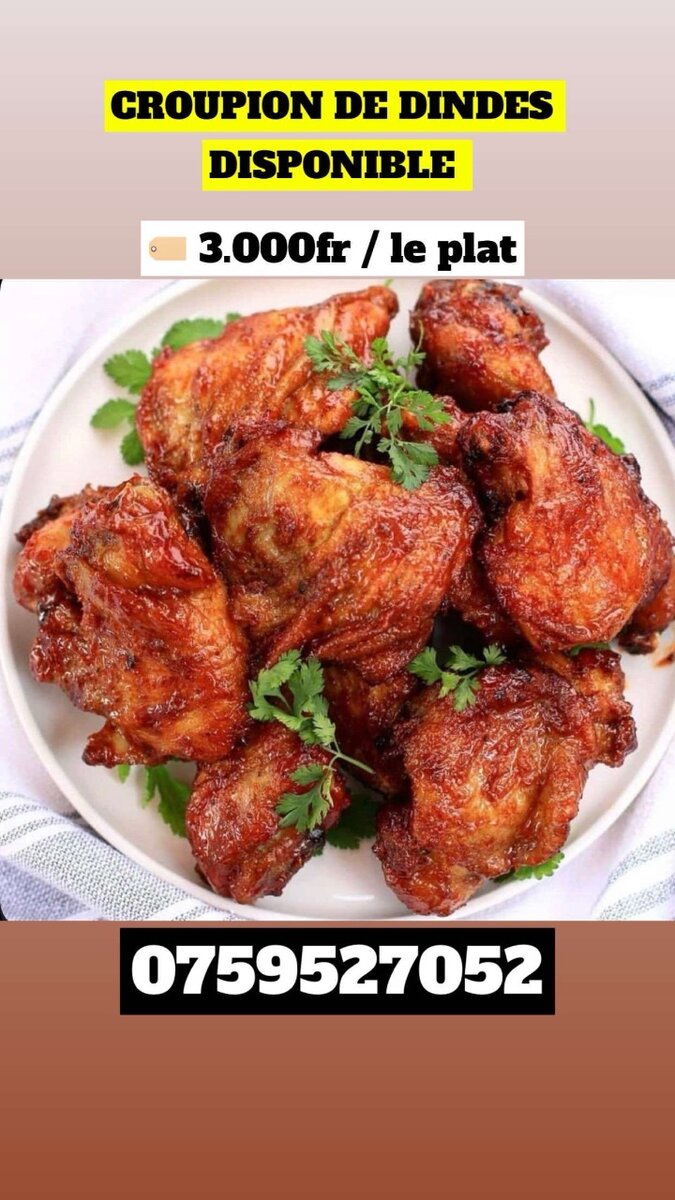 Croupion de Dinde Savoureux