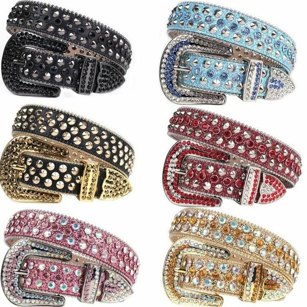Ceinture en strass brillante