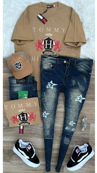 Ensemble T-shirt et Jeans Mode