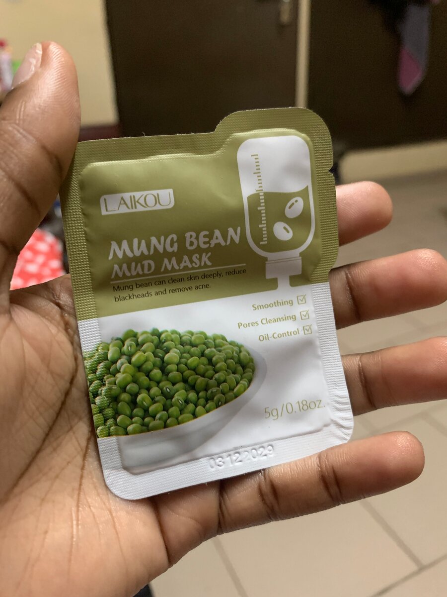 Masque de Boue aux Haricots Mungo