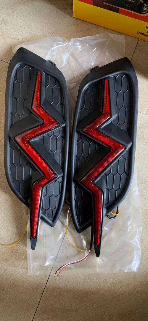 2pcs Trending Spec Back Fog Light For Honda Civic(16-22)