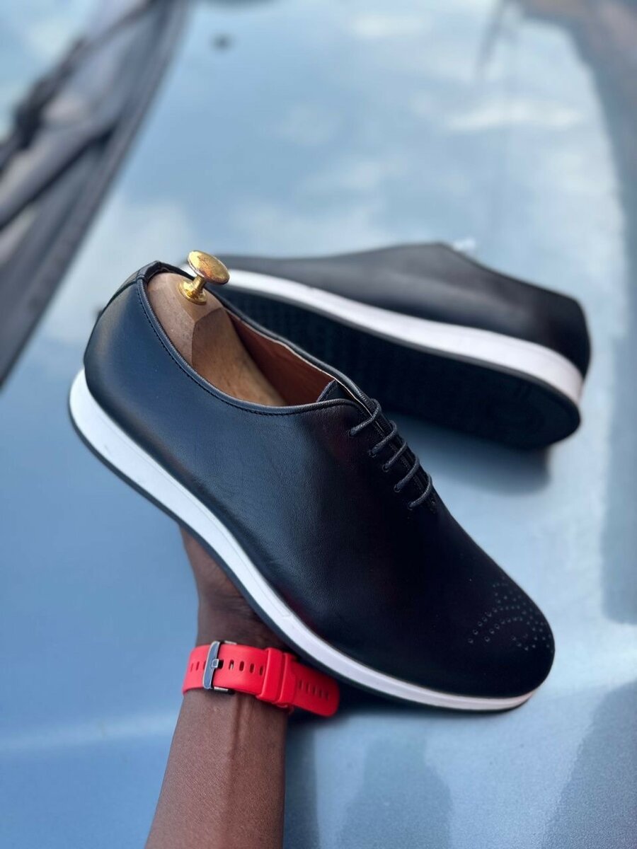 Sneakers en cuir pour hommes