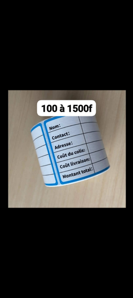 Étiquettes Colis Autocollantes