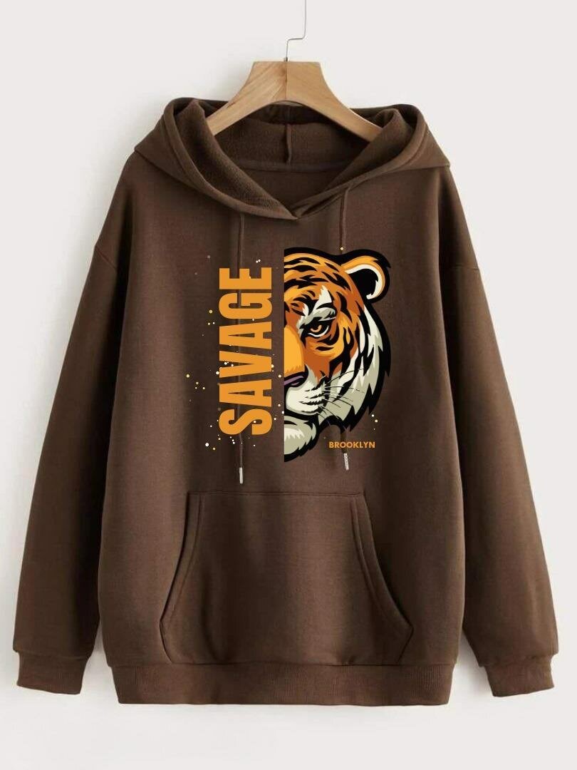 Men's Printed hoodie with 7 days backup warranty