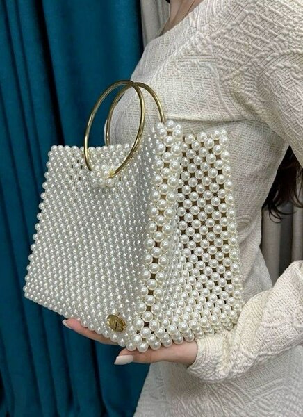 Sac élégant perlé femme