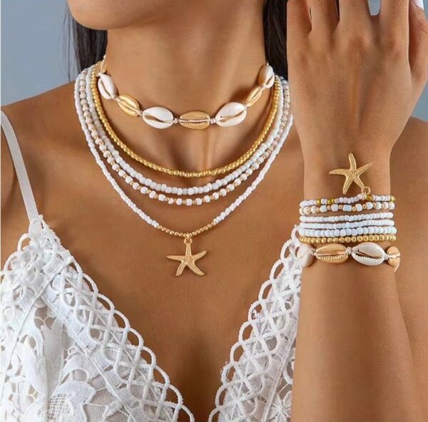 Collier Coquillage Bohème