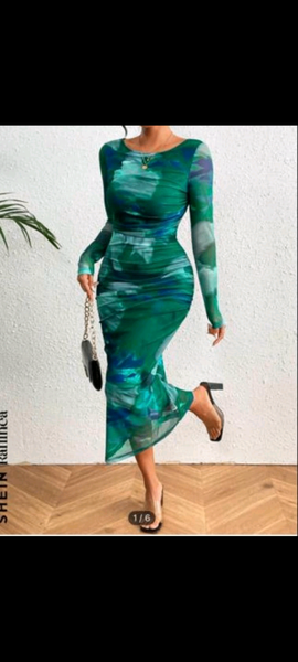 Robe longue moulante élégante