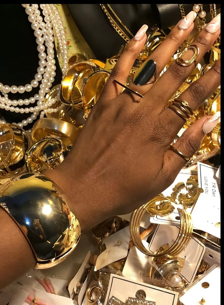 Bracelets et Bagues Dorés