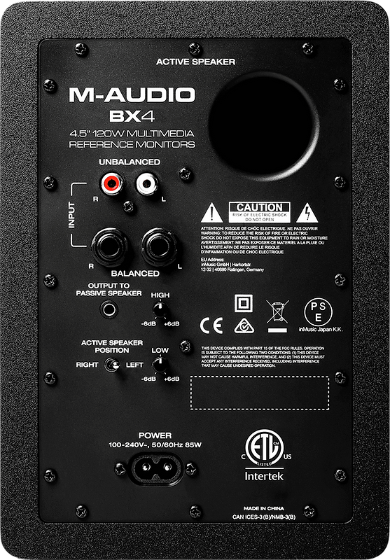 M-Audio BX4 Enceintes Actives