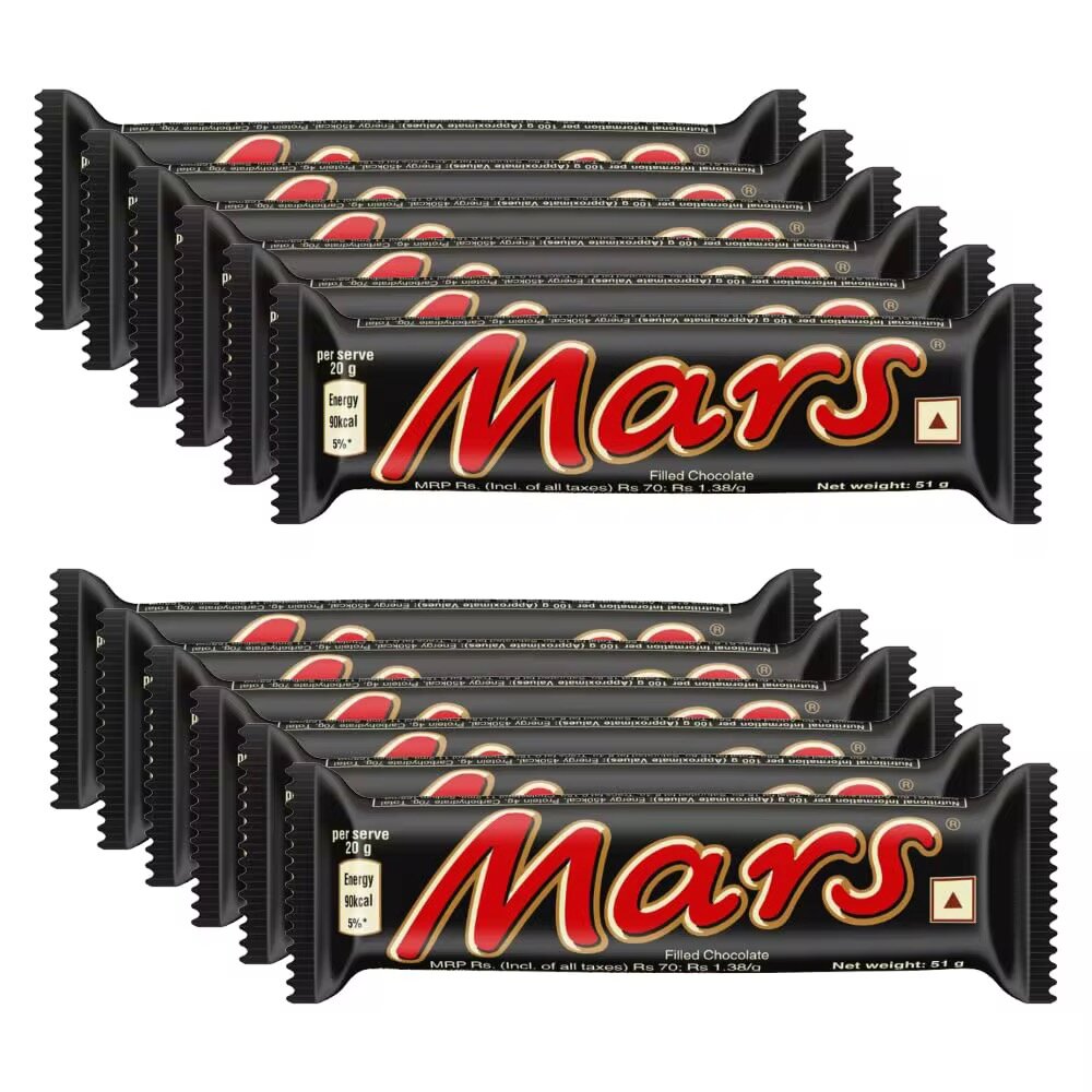 Barres chocolatées Mars