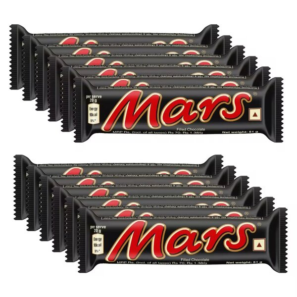 Barres chocolatées Mars