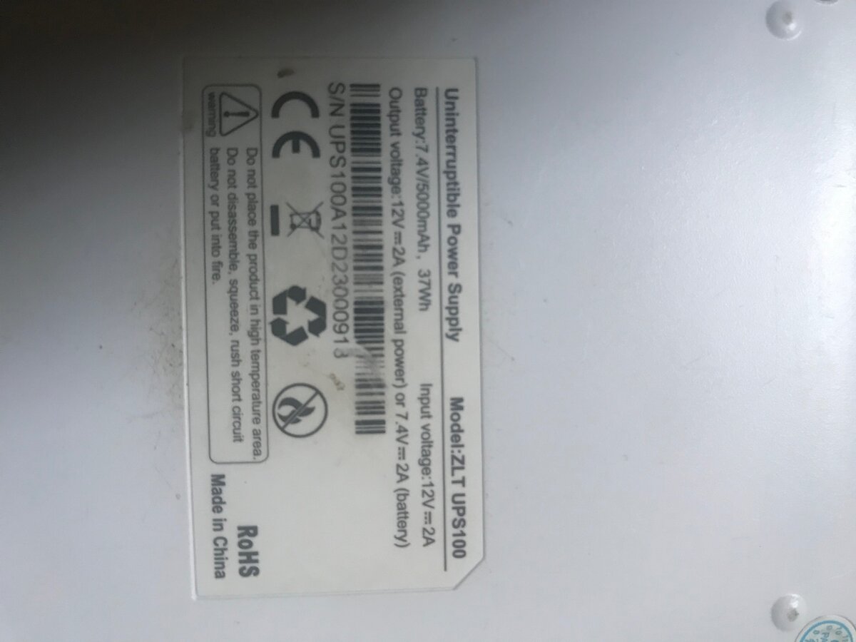 DC Uninterruptible Power Supply/ Power Bank 5000mAh