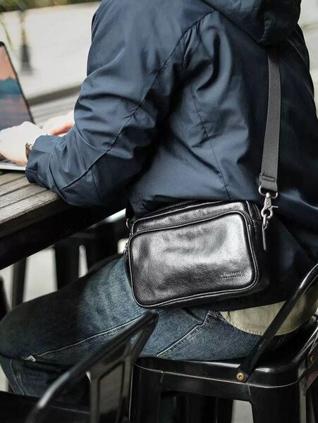 Sacoche homme en cuir élégante