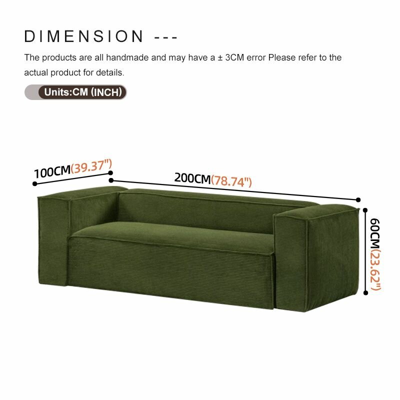 Canapé Vert Modern Design