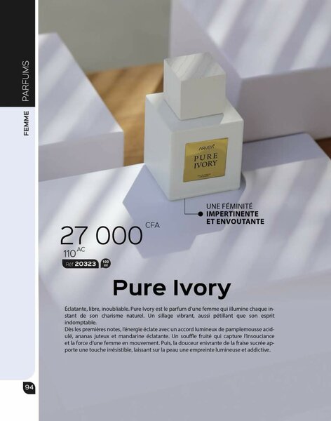 Parfum Pure Ivory Femme