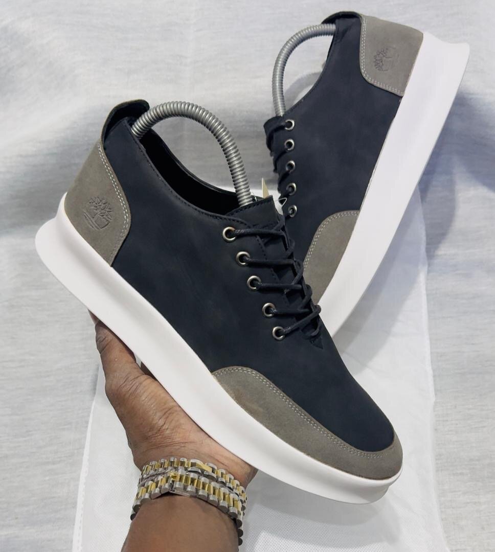 Baskets élégantes en cuir pour hommes