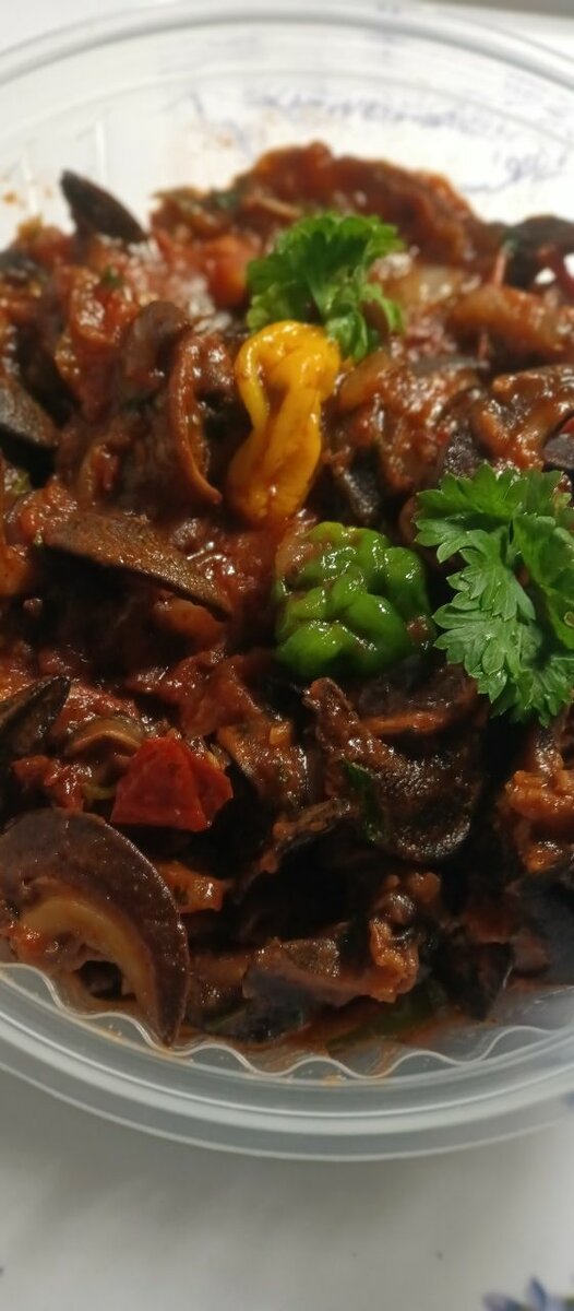 Sauté d'escargots crabe