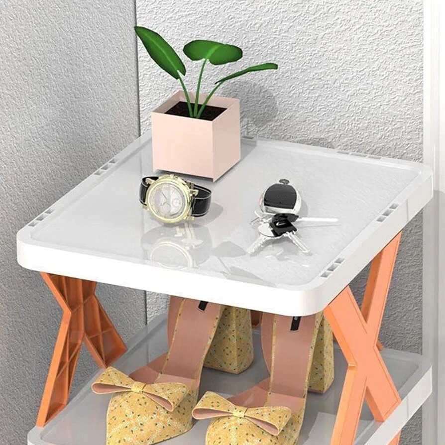 9 Lauers Vertical Adjustable Shoe Rack