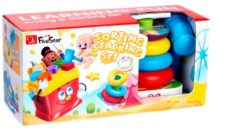 Five Star Sorting & Stacking Set / 1yr+