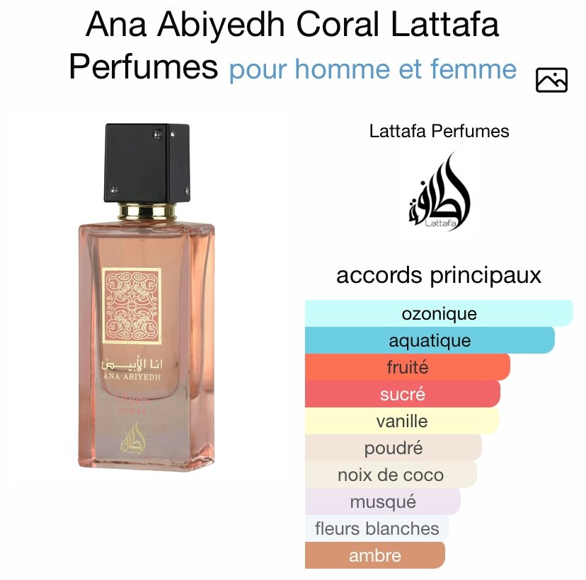 Parfum Ana Abiyedh Coral Unisexe