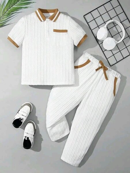 Ensemble casual blanc enfant