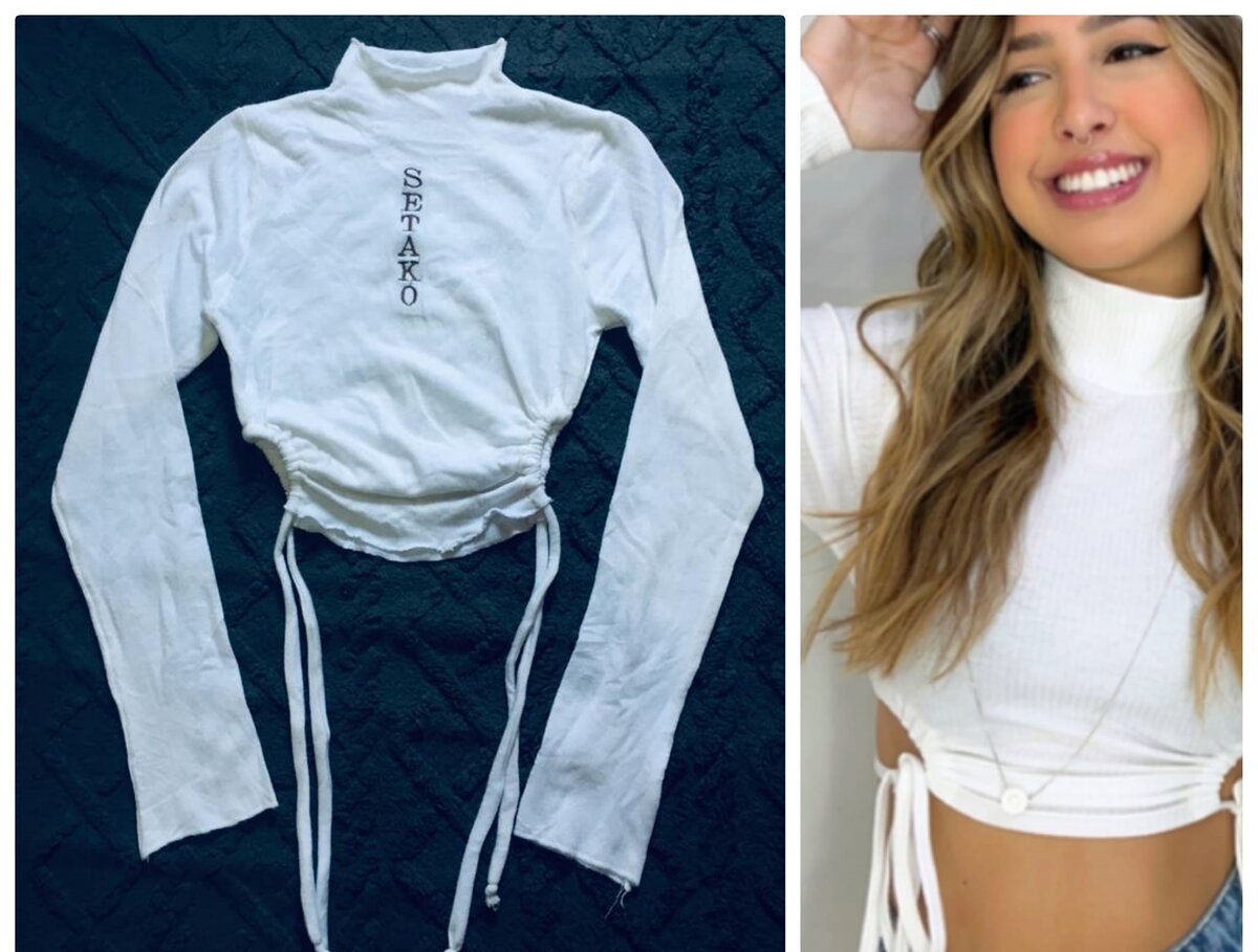 Salaula crop tops and tops