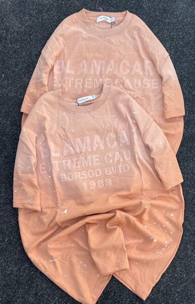 Robe oversize en coton