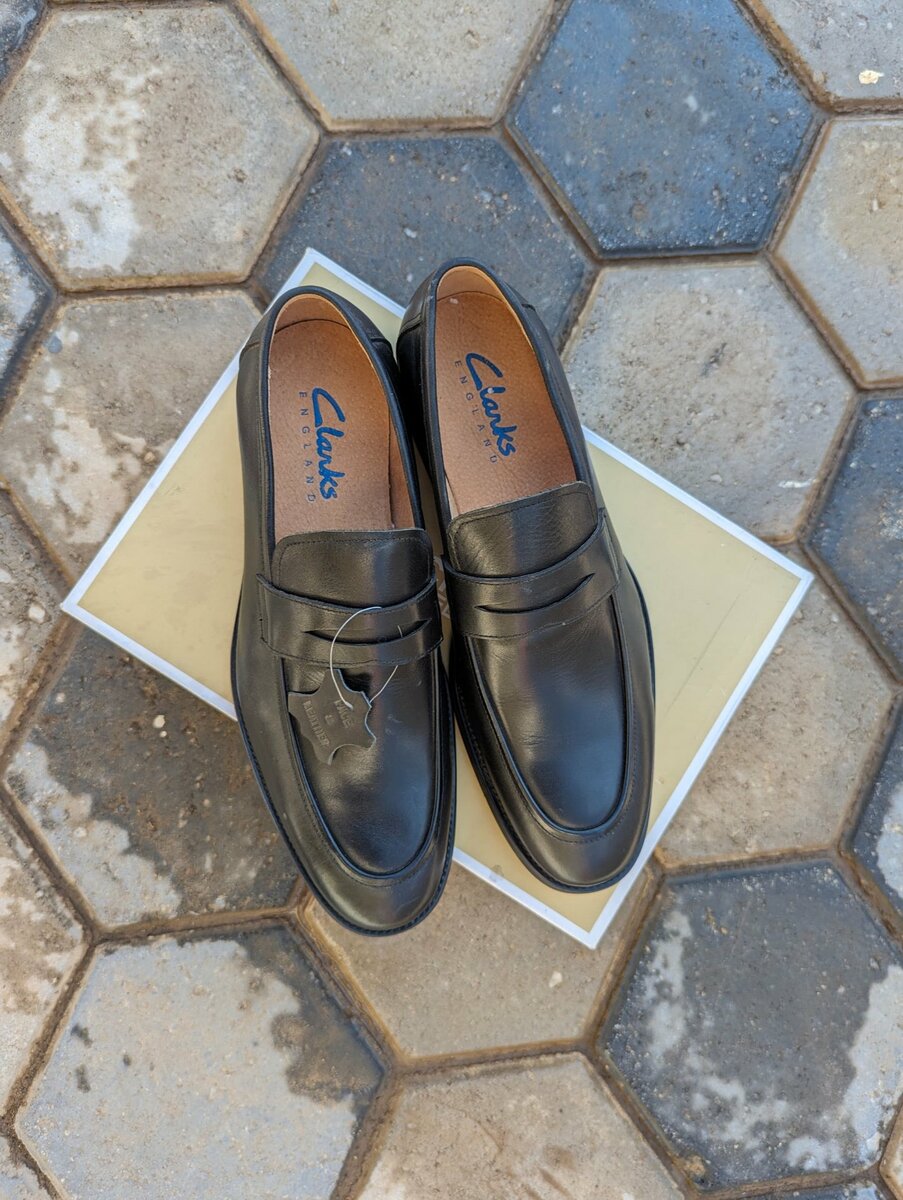 Clarks pure leather shoes