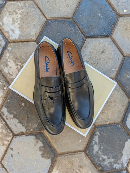 Clarks pure leather shoes