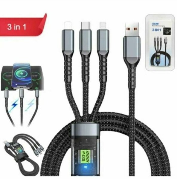 Câble de Charge 3 en 1