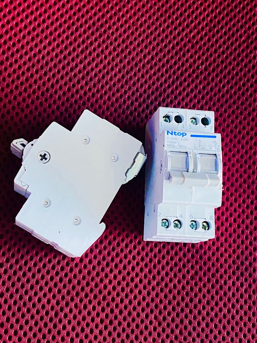 Change over switch double pole