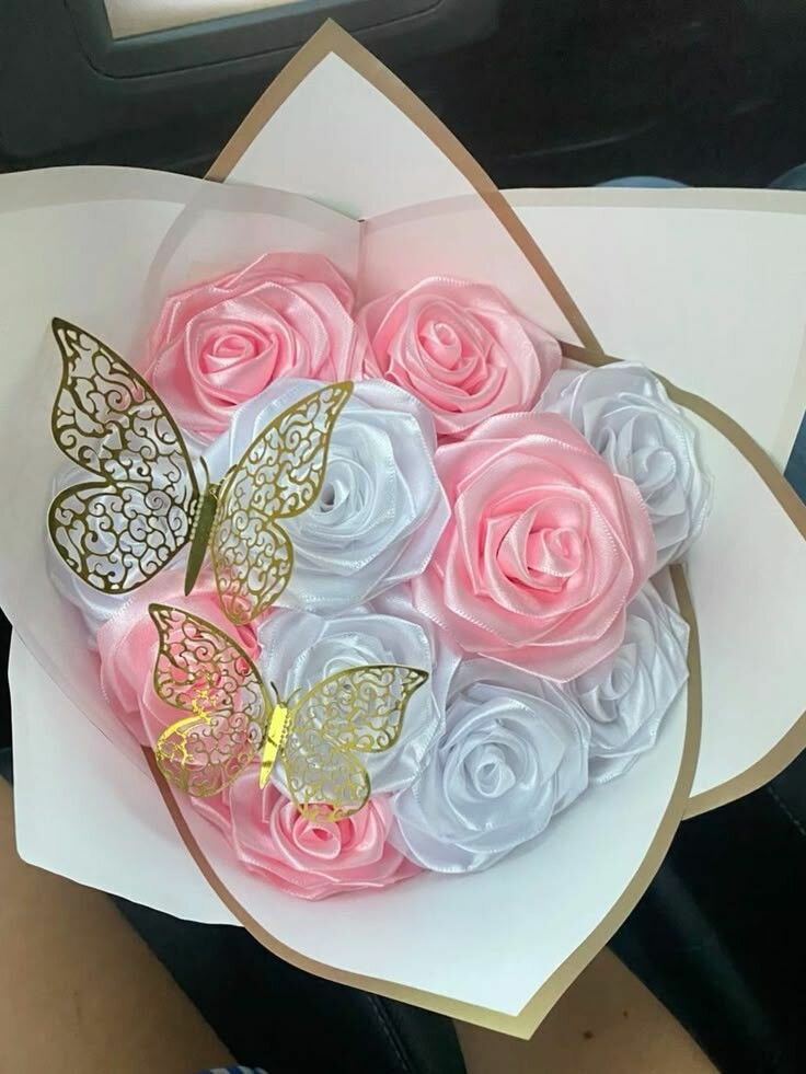 Ribbon Flower Bouquets