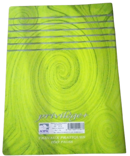 Cahier A4 160 Pages Vert