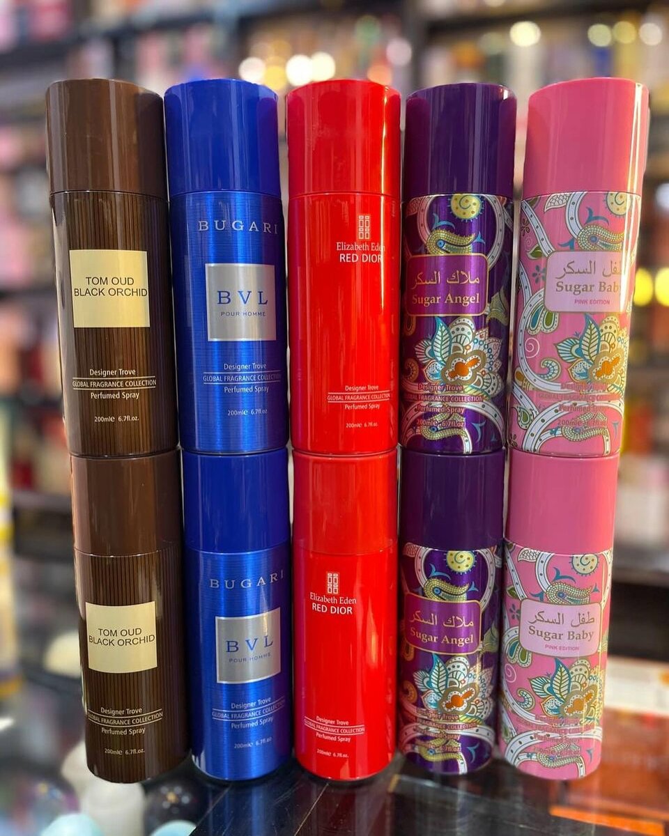 Parfums en spray variés