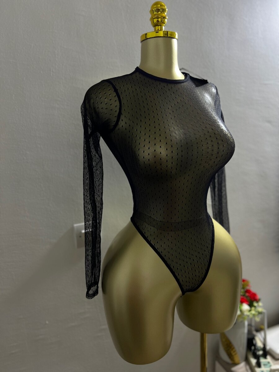 Body transparent chic femme