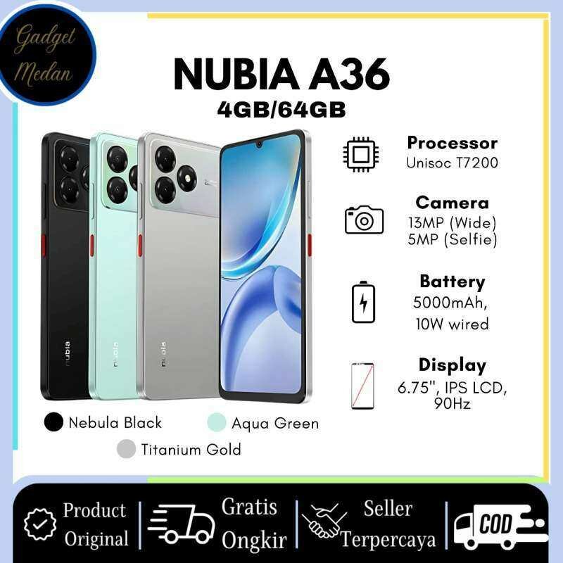 ZTE Blade A36 4GB/64GB