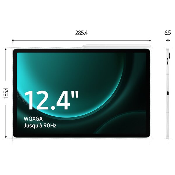 Tablette Samsung Tab S9 Fe Plus 5G - Neuve - 8 GB - 256 GB -