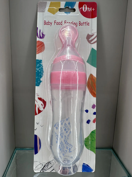 Silicone squeeze bottle spoon