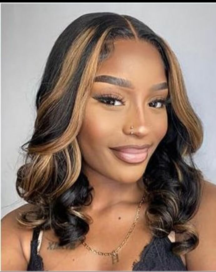 Lace front wig