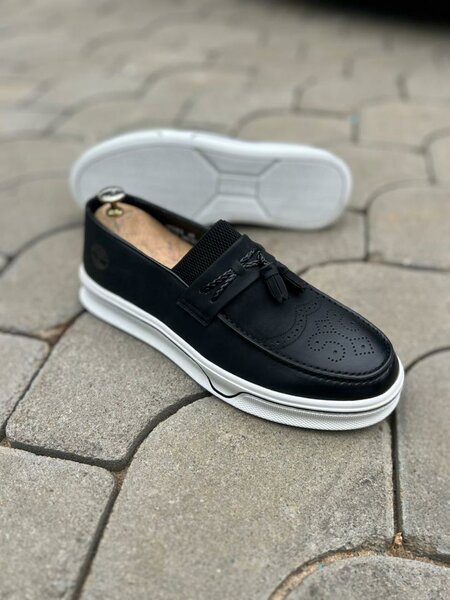 Mocassins en cuir décontractés pour hommes