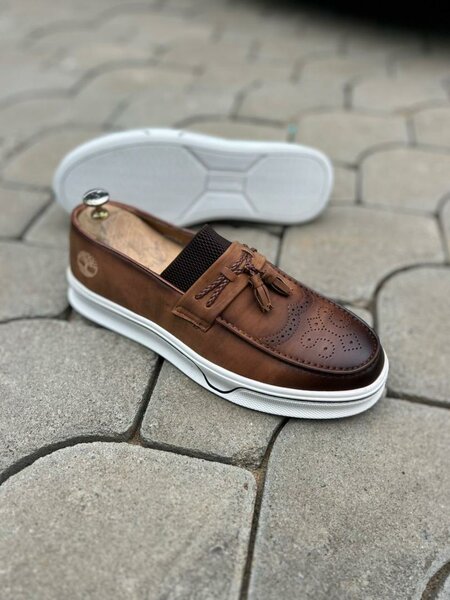 Mocassins en cuir décontractés pour hommes