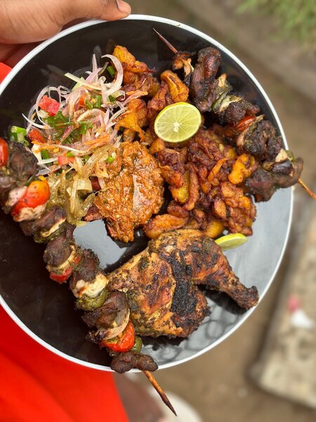 Poulet Grillé frite ou gésiers