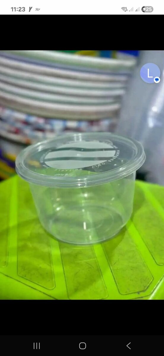 Boîte plastique transparente